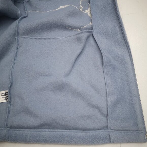 Northern Reflections Ladies Size Large Light Blue Fleece Full Zip Vest - Picture 9 of 11